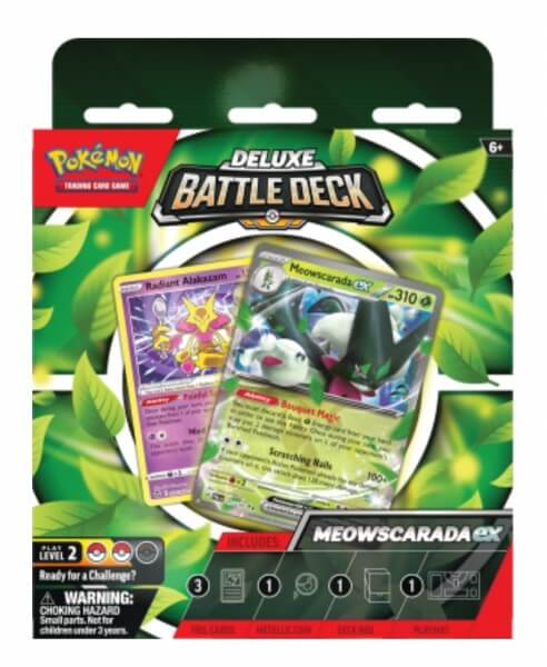Pokémon Meowscarada ex Deluxe Battle Deck - balíček ke hře