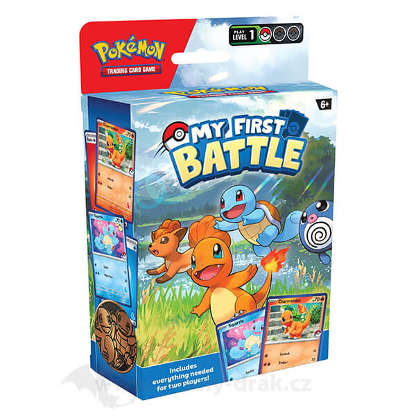 Pokémon My First Battle - Charmander vs Squirtle - 2 balíčky pro hru s dětmi