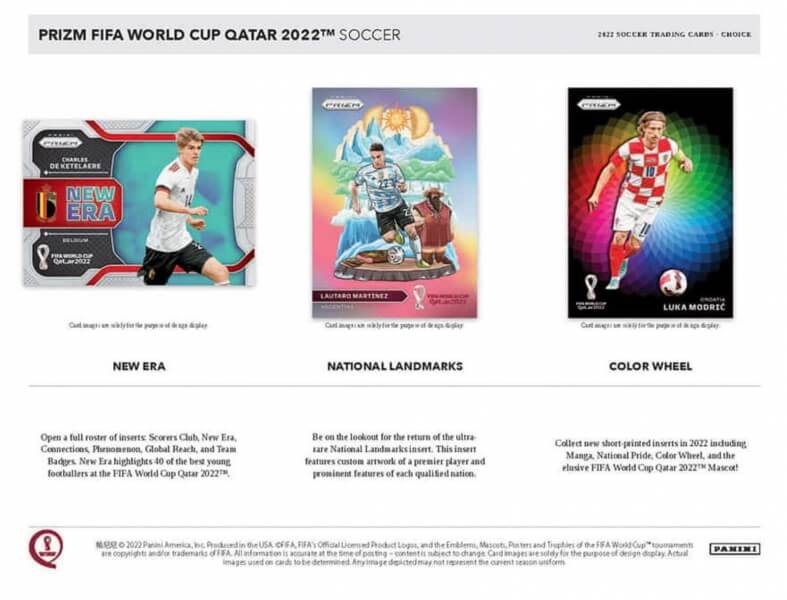 2022 Panini Prizm Choice World Cup Hobby Box - Fotbalové karty