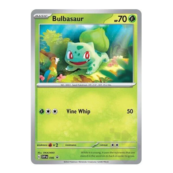 Pokémon karta Bulbasaur promo z Poster Collection 151