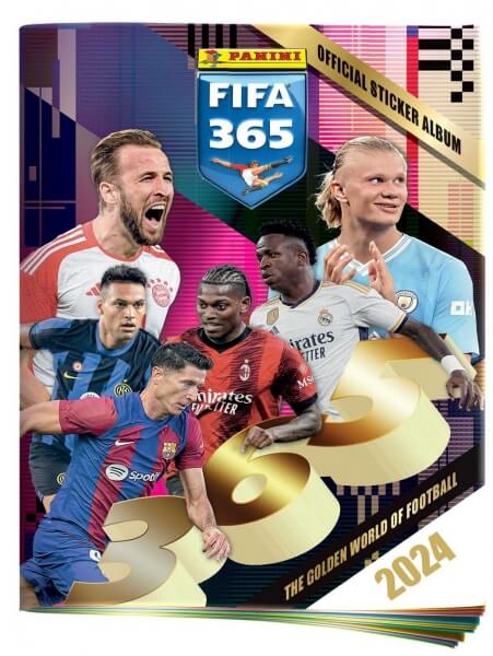 Fotbalové album na samolepky Panini FIFA 365 2023/2024 Adrenalyn - 2. jakost