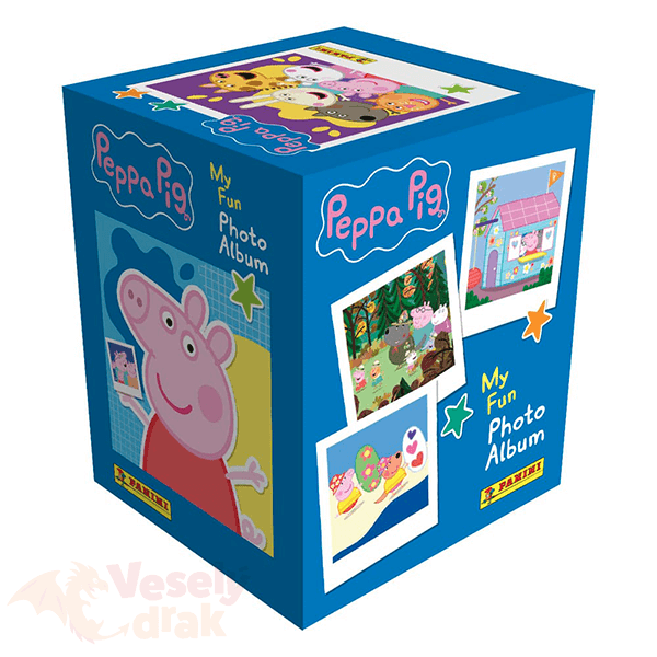 Prasátko Peppa - samolepky - box 36 balíčků
