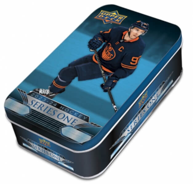 2023-2024 NHL Upper Deck Series One Tin plechovka - hokejové karty