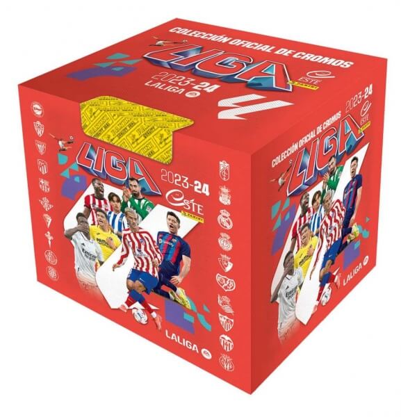 Fotbalové samolepky Španělská La Liga 2023/2024 - box 50 balíčků