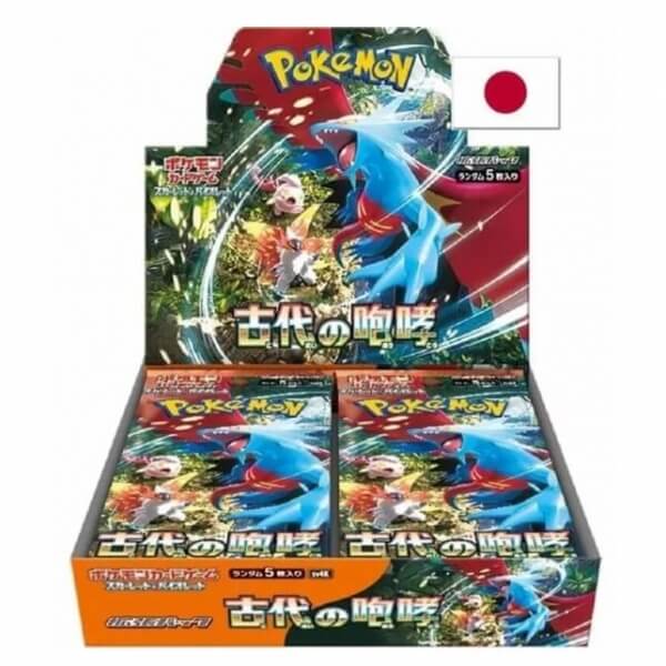 Pokémon Scarlet and Violet Ancient Roar Booster Box - japonsky