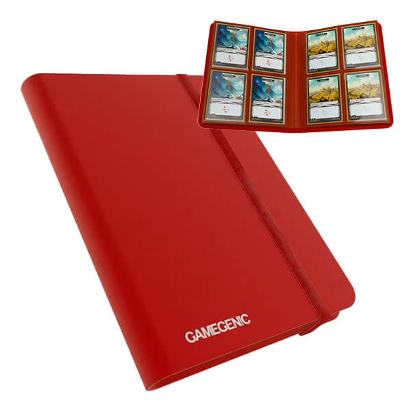 Album na karty Gamegenic Casual 8-Pocket Red (160 karet)