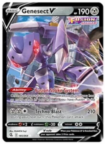 Pokémon karta Genesect V z League battle Decku