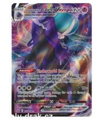 Pokémon karta Shadow Rider Calyrex VMAX z League battle decku