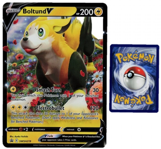 Pokémon JUMBO karta Boltund V