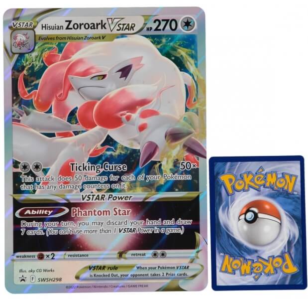 Pokémon JUMBO karta Hisuian Zoroark VSTAR