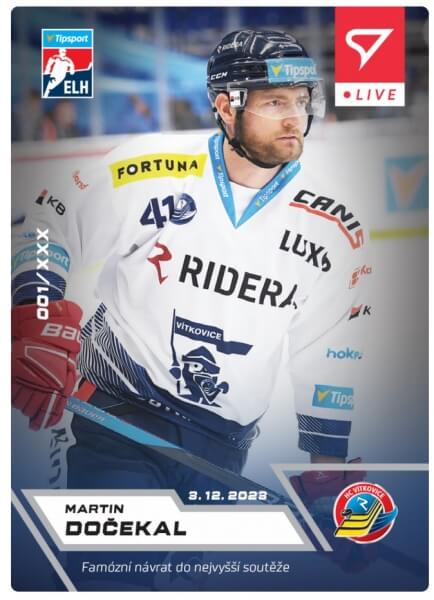 Hokejová karta Live Tipsport 2023-2024 - L-27 Martin Dočekal