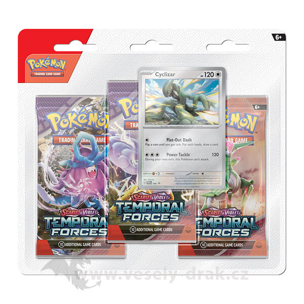 Pokémon Temporal Forces 3-Pack Blister - Cyclizar