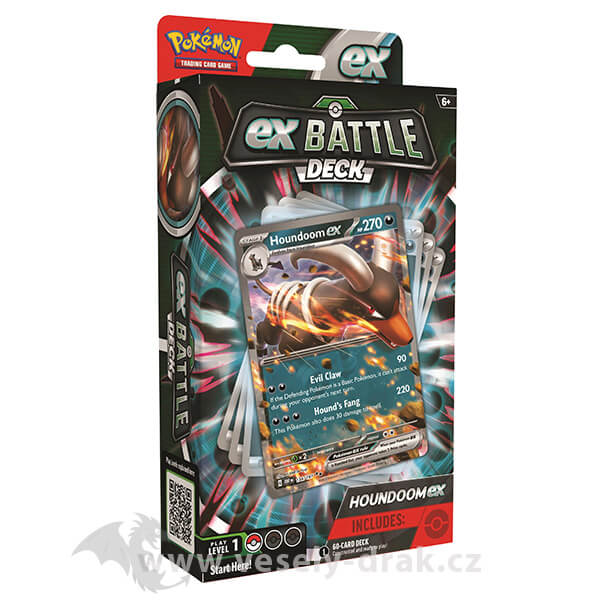 Pokémon Houndoom ex Battle Deck - hotový balíček pro začátečníky