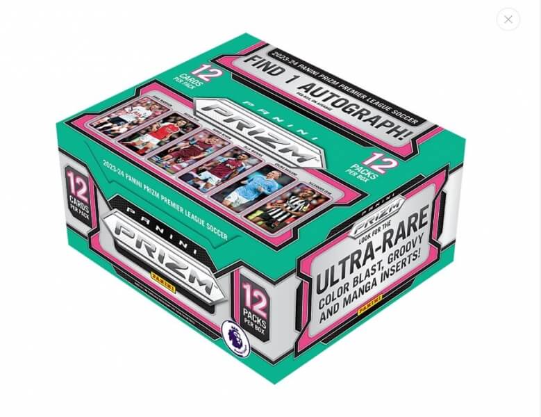 2023-2024 Panini Prizm Premier League Soccer Hobby box - fotbalové karty