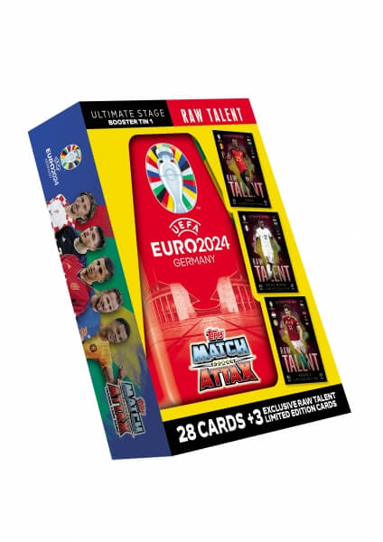 EURO 2024 Topps Match Attax Booster Tin 1 - Raw Talent