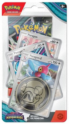 Pokémon Twilight Masquerade Premium Checklane Blister - Porygon 