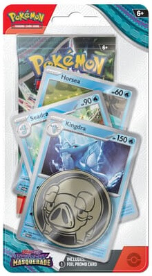 Pokémon Twilight Masquerade Premium Checklane Blister - Kingdra 