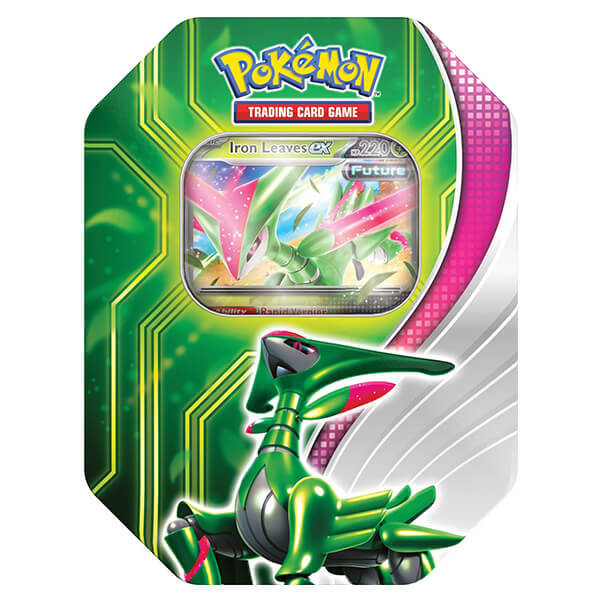 Plechovka Pokémon Paradox Clash Tin - Iron Leaves ex