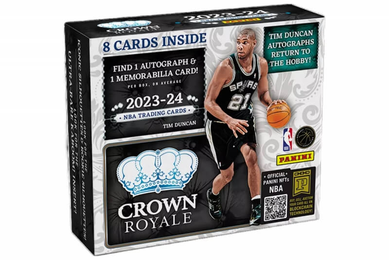 2023-2024 NBA karty Panini Crown Royale Basketball Hobby Box - 2. jakost