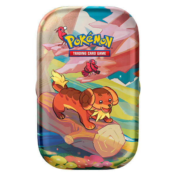 Pokémon Vibrant Paldea Mini Tin - Dachsbun a Oricorio (plechovka se 2 balíčky)