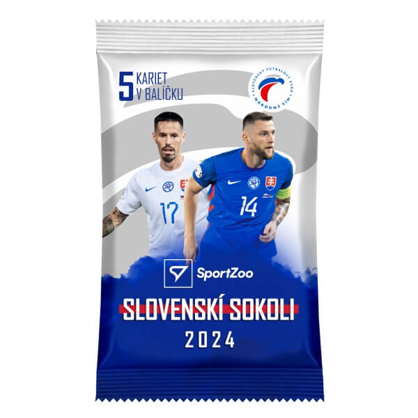 Fotbalové karty Slovenskí Sokoli 2024 Hobby balíček