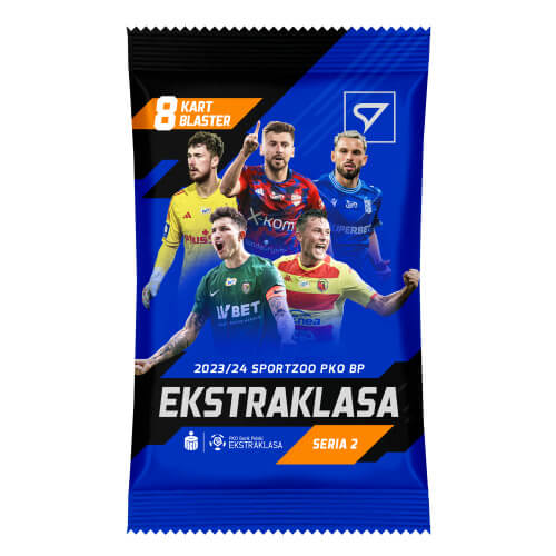 Fotbalové karty Ekstraklasa 2023-2024 Blaster balíček 2. série