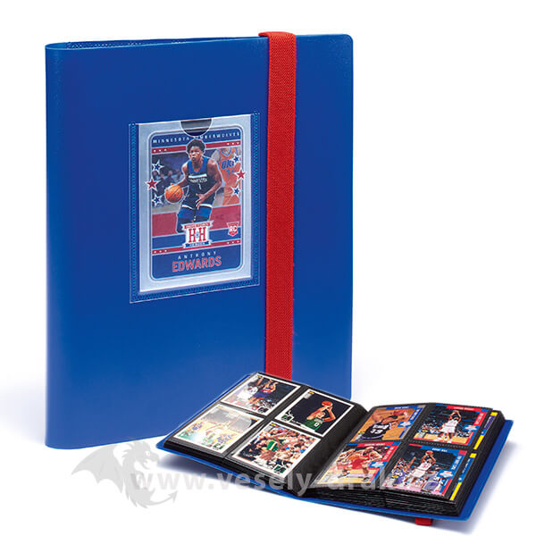 Album na karty Leuchtturm TCG 4-Pocket na 160 karet Slim Small Blue