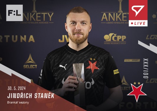 Fotbalová karta Fortuna Liga 23-24 L-48 Jindřich Staněk
