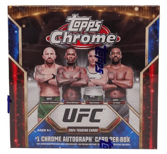 Topps UFC Chrome Mega Box 2024 - sběratelské karty MMA