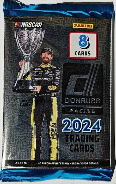 2024 Panini Donruss Racing Hobby balíček - karty Nascar závodů