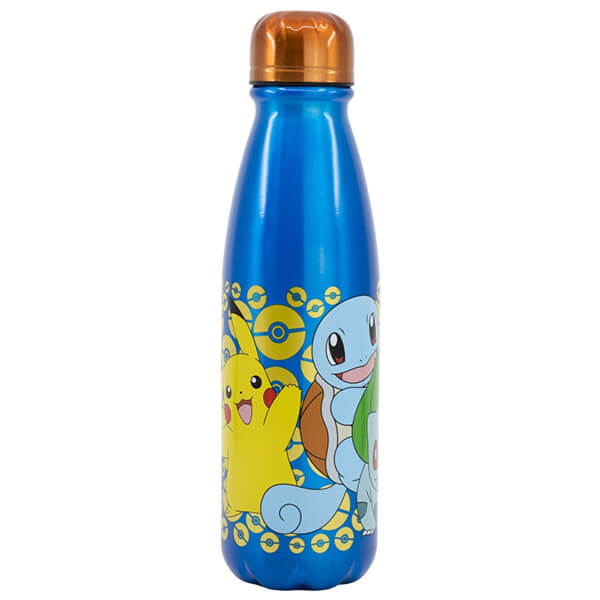 Pokémon hliníková lahev na pití se šroubovacím uzávěrem - 600 ml