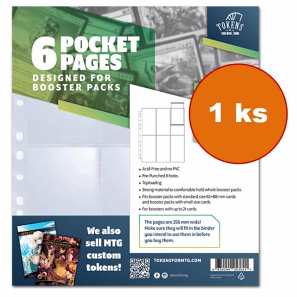 Stránka do alba na boostery - 1 ks