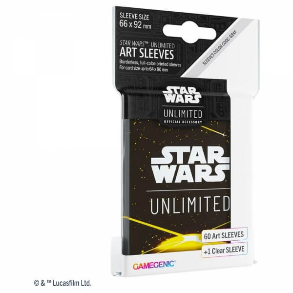 Obaly na karty Star Wars: Unlimited  - Space Yellow - 60 ks
