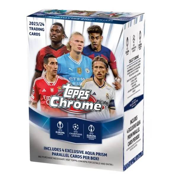 2023-2024 Topps Chrome UEFA Club Competition Blaster Box