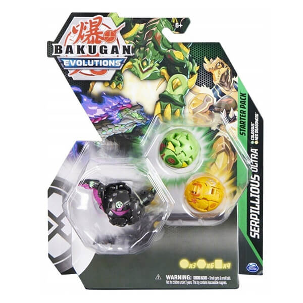 Bakugan startovací sada Serpillious Ultra + Colossus + Neo Dragonoid