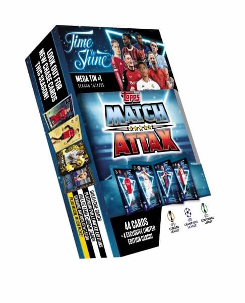 2024-2025 Topps Match Attax Mega Tin 1 - modrá