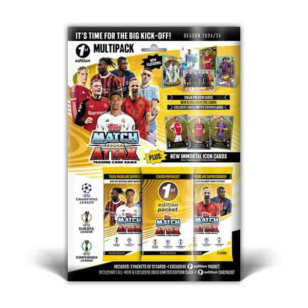 2024-2025 Topps Match Attax 1st Edition Multipack