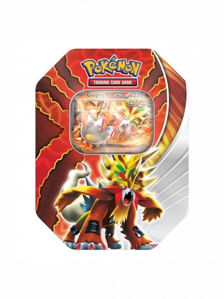 Plechovka Pokémon Paradox Destinies Tin - Gouging Fire ex