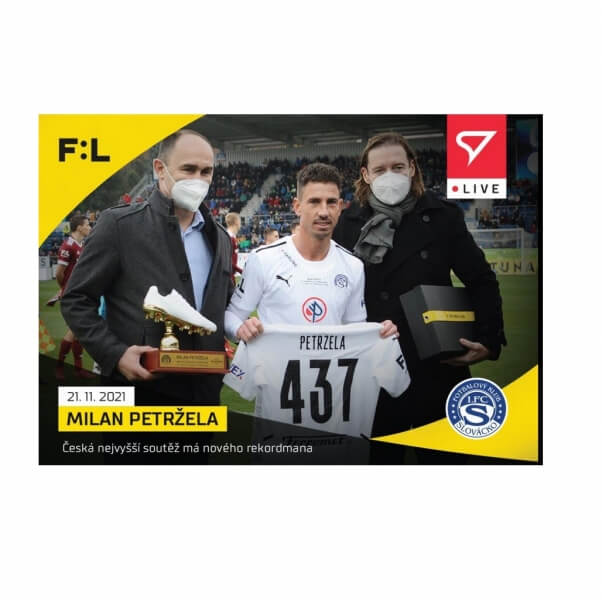 Fotbalová live karta Fortuna ligy 2021-22 - Milan Petržela L-063