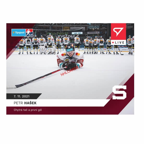 Hokejové live karty Tipsport ELH 2021-22 - Petr Hašek L-039