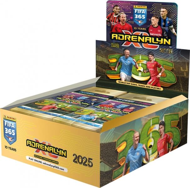Fotbalové karty Panini FIFA 365 2024/2025 Adrenalyn - Fat Pack Box