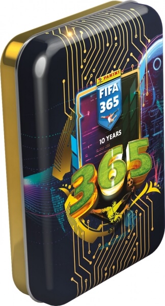 Fotbalové karty Panini FIFA 365 2024/2025 Adrenalyn - plechovka malá kapesní