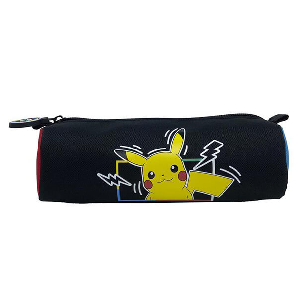 Černý penál Pokémon Pikachu