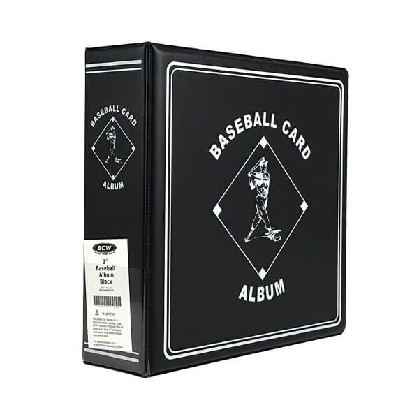 Kroužkové album BCW Baseball - Black - 2. jakost