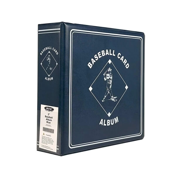 Kroužkové album BCW Baseball - Blue - 2. jakost