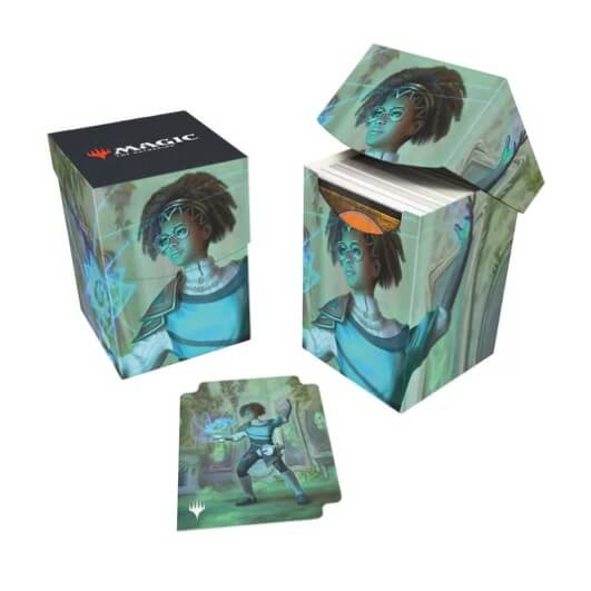 Krabička Magic - Duskmourn Zimone, Mystery Unraveler 100+ Deck Box