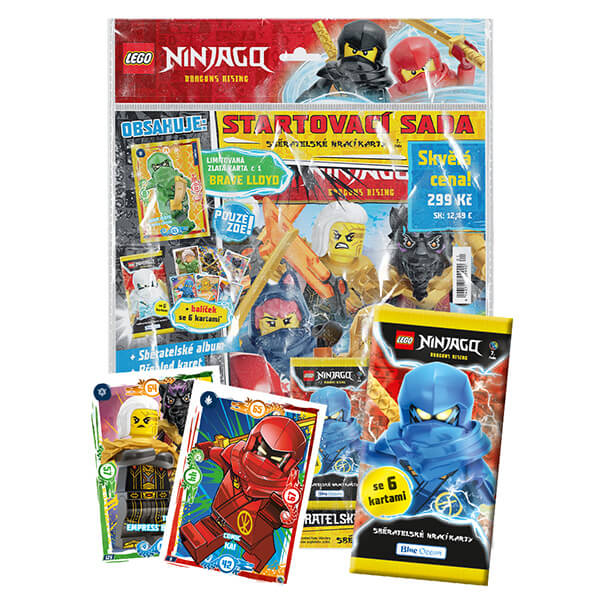 Lego Ninjago TCG karty - 7. řada Dragon Rising - Starter Pack