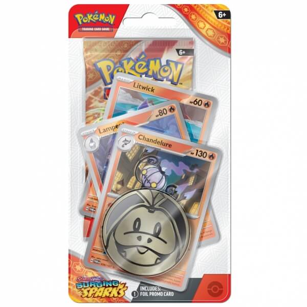 Pokémon Surging Sparks - Premium Checklane Blister - Chandelure