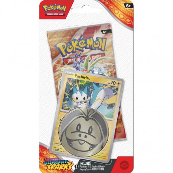 Pokémon Surging Sparks Check Lane Blister - Pachirisu
