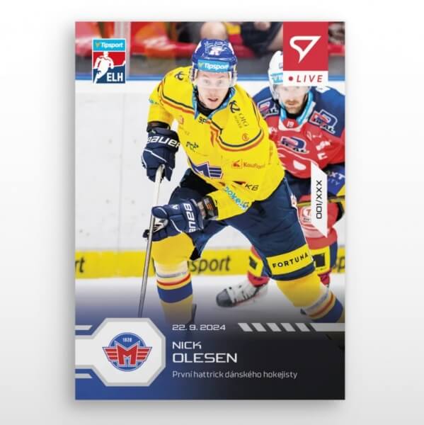 Hokejová karta Live Tipsport 2024-2025 - L-04 Nick Olesen
